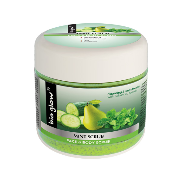 Bio GlowMint Face & Body Scrub 300ml Personal Care Scion International
