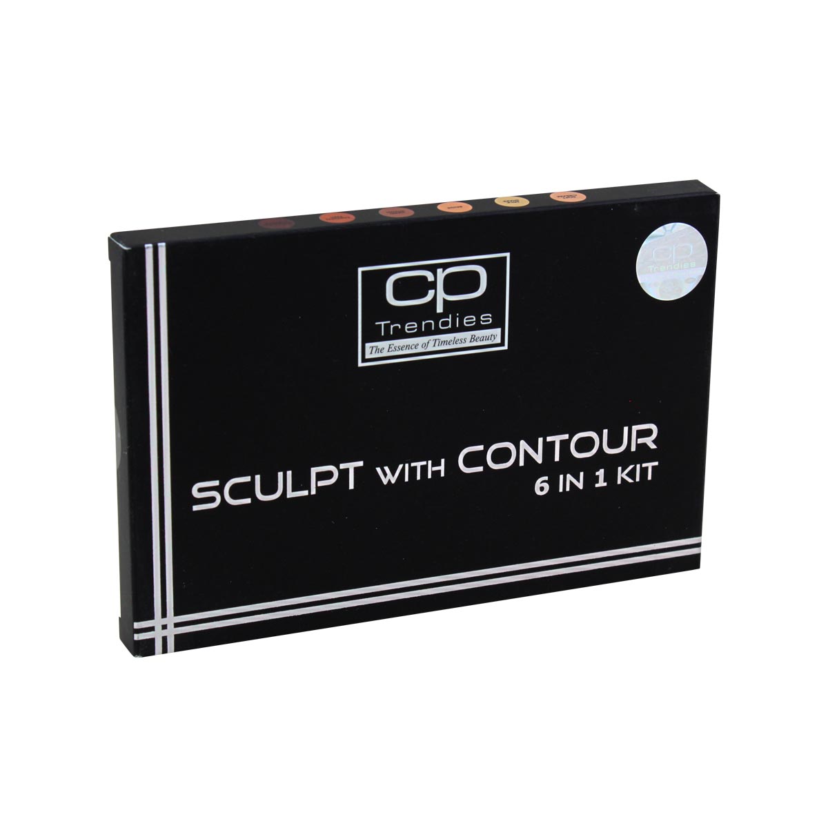 CP Trendies Sculpt With Contour Pack of 6 colors Highlighters 3×2.8g & Contour 3×2.8g For Women