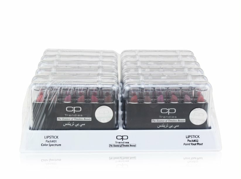 CP Trendies Display Tray 72 pcs Lipstick For Women 1.6gms