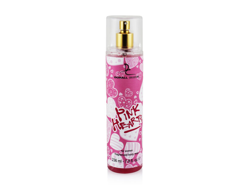 Dorall Collection Pink Hearts Fragrance Body Mist For Women 236ml ...